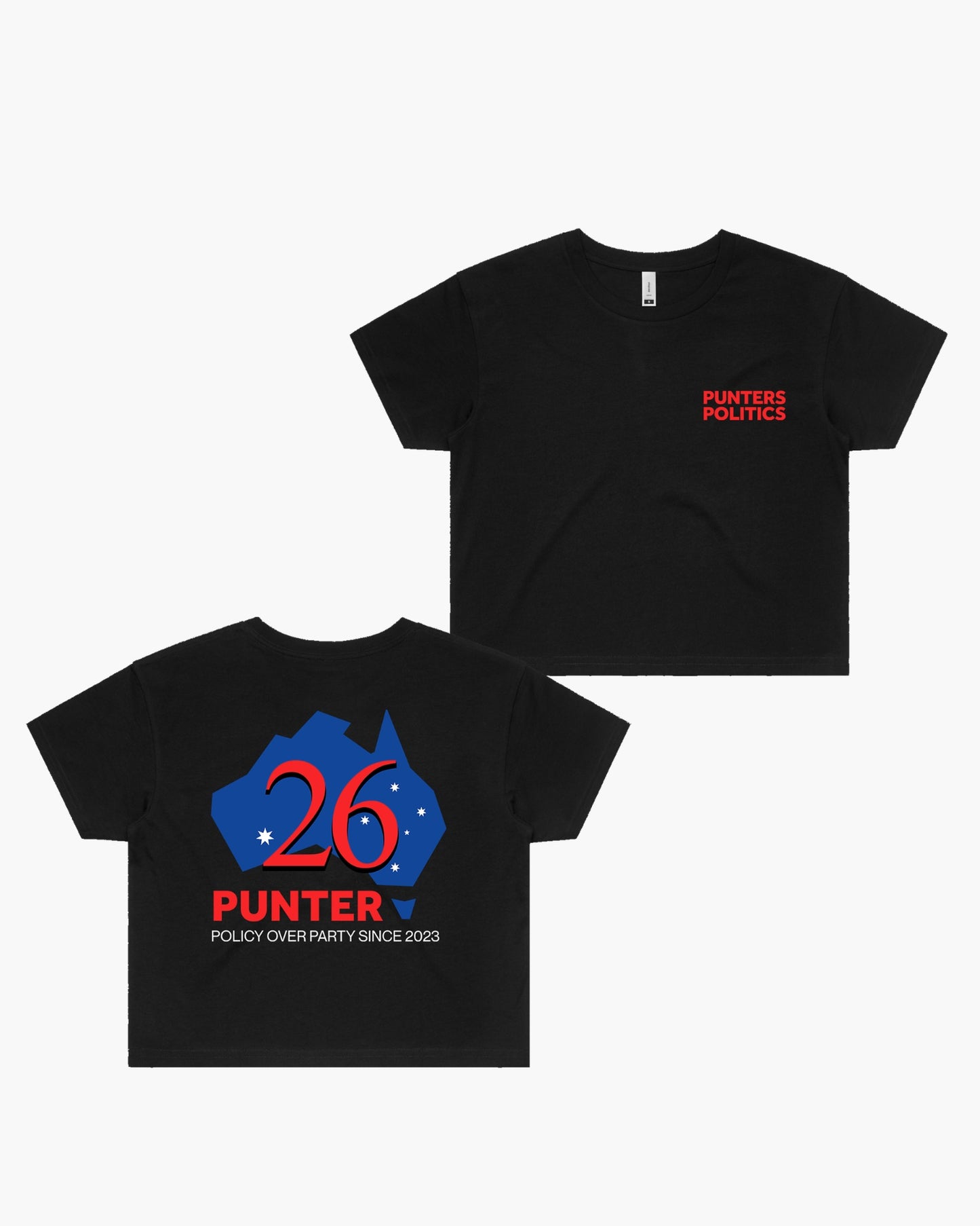 Punters '26 Tee - Crop