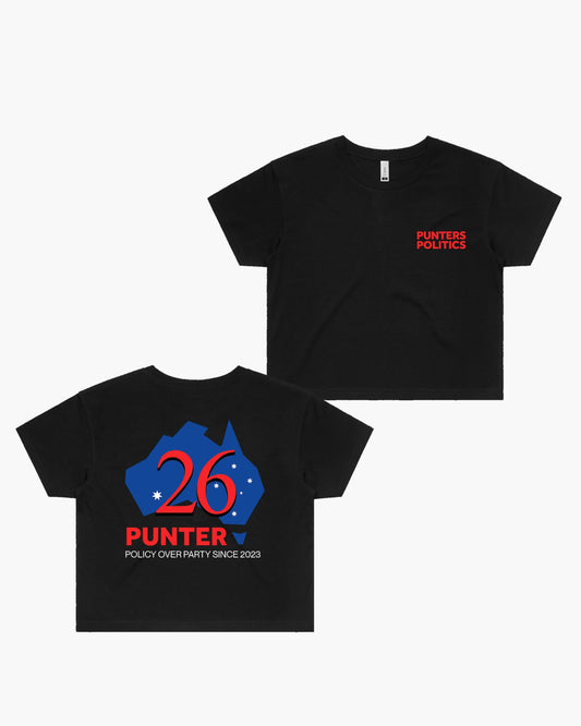 Punters '26 Tee - Crop