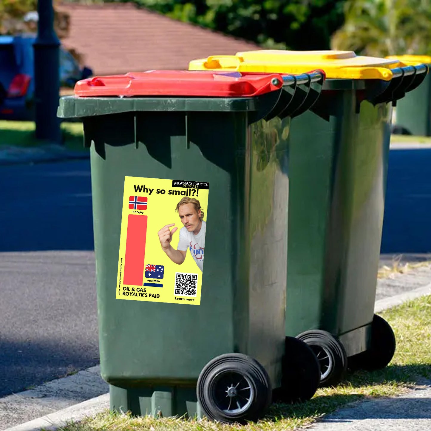 Gas Royalties Bin Sticker