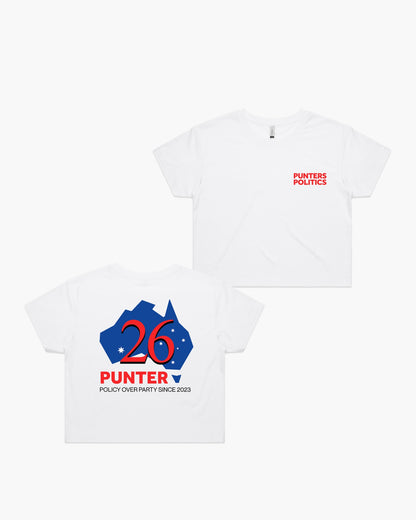 Punters '26 Tee - Crop