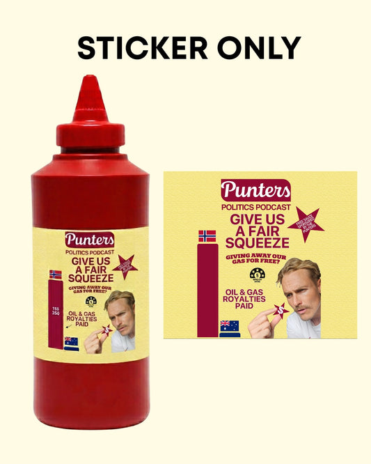 A Fair Squeeze - Cylinder - Sticker Only