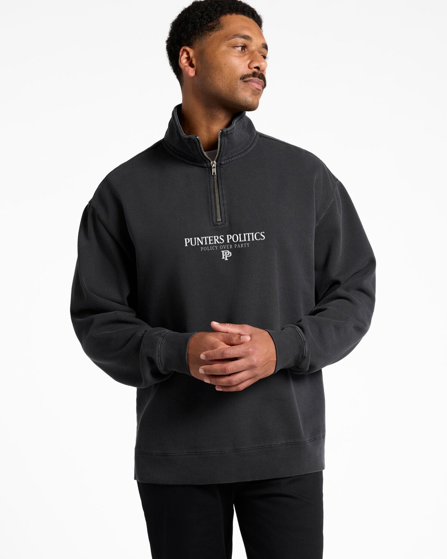 Punters Relaxed Half Zip Sweater