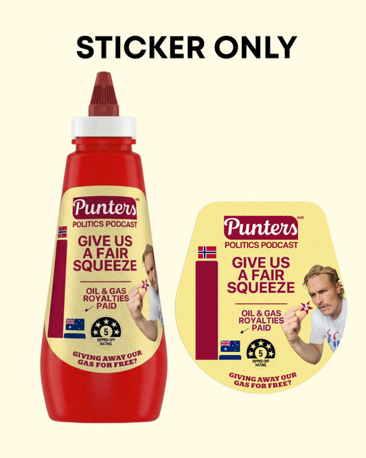 A Fair Squeeze - Cone - Sticker Only