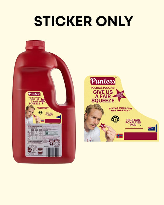 A Fair Squeeze - 2L - Sticker Only