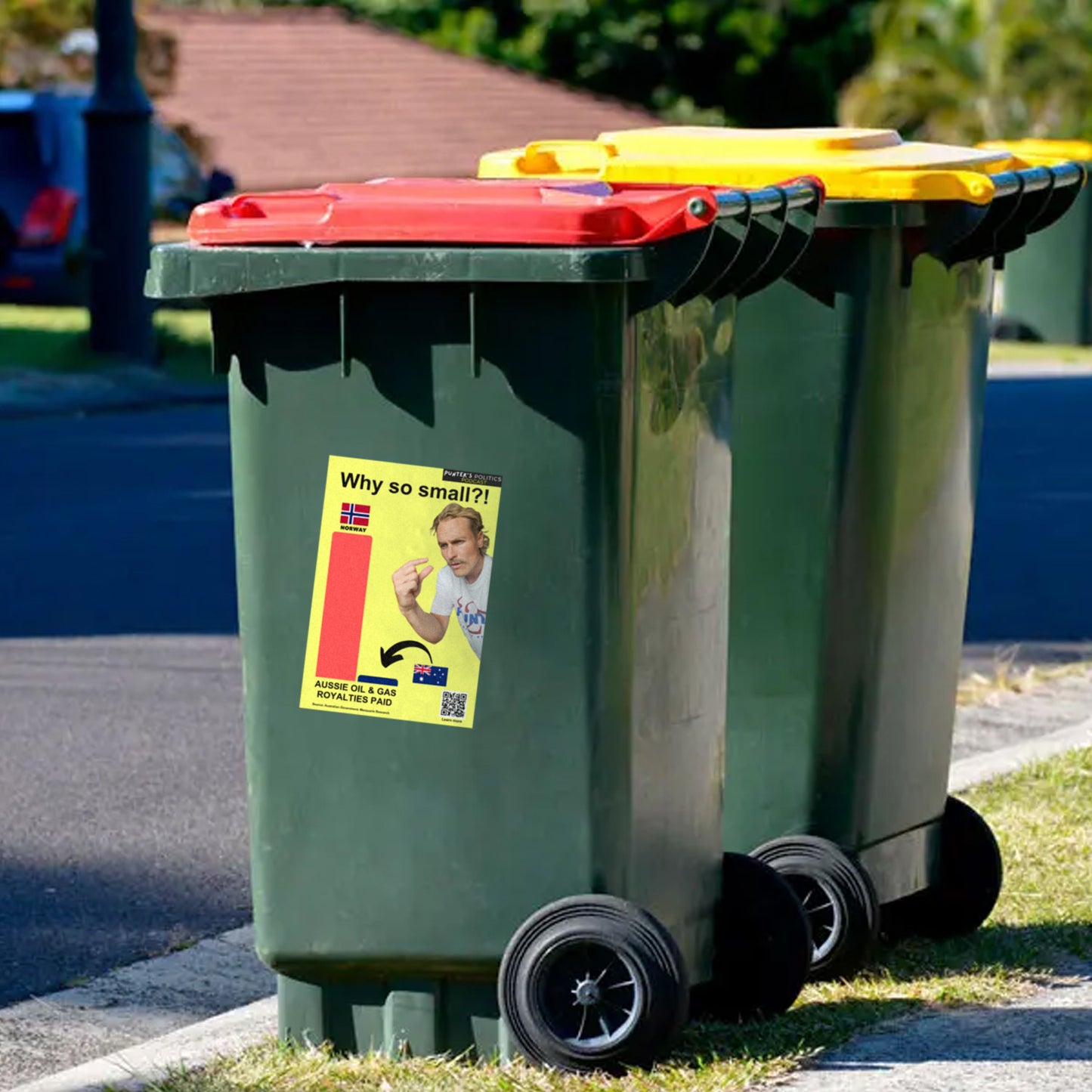 Gas Royalties Bin Sticker