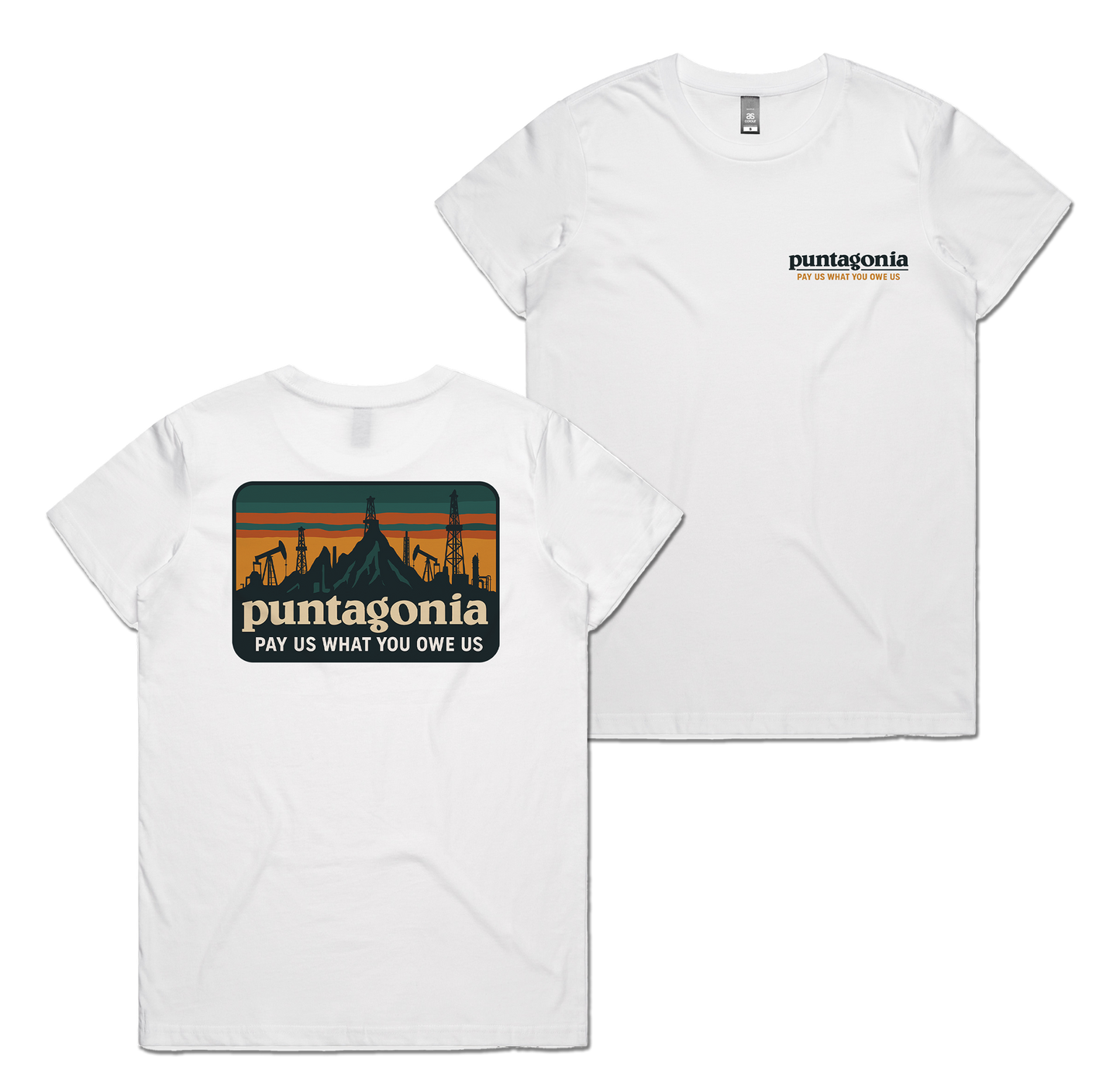 Puntagonia Tee - Womens White