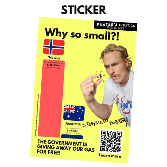 Gas Royalties Bin Sticker